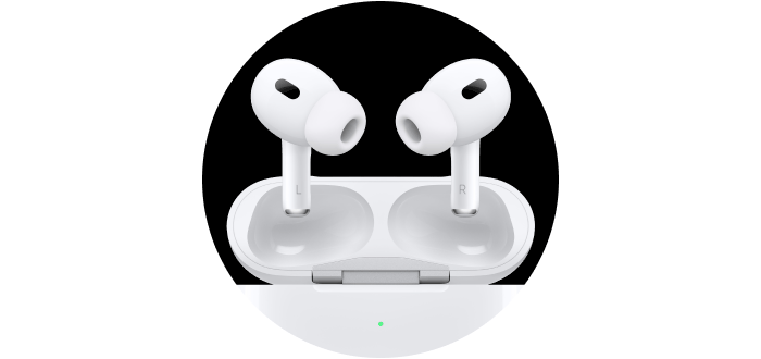 detail of AirPods Pro (2022) USB-C