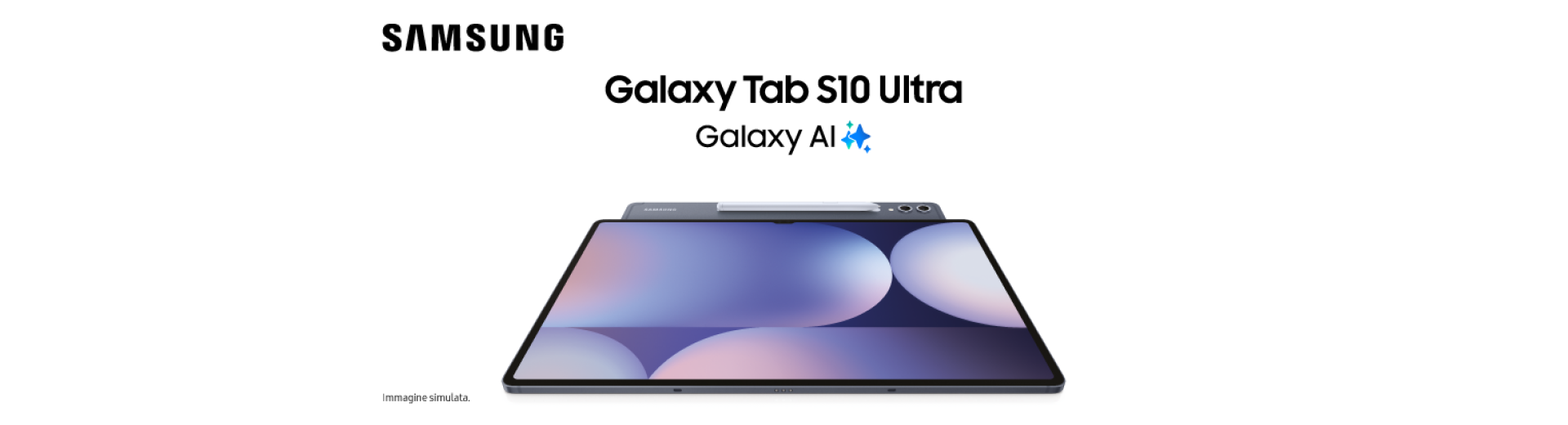 samsung galaxy tab s10 ultra galaxy ai immagine simulata