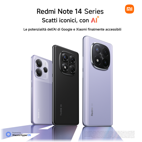 Redmi Note 14 series Scatti iconici con AI ultra resistenza All Star Foto con AI fino a 200MP